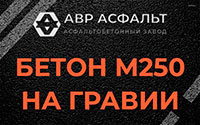Бетон М250 на гравии в Парголово